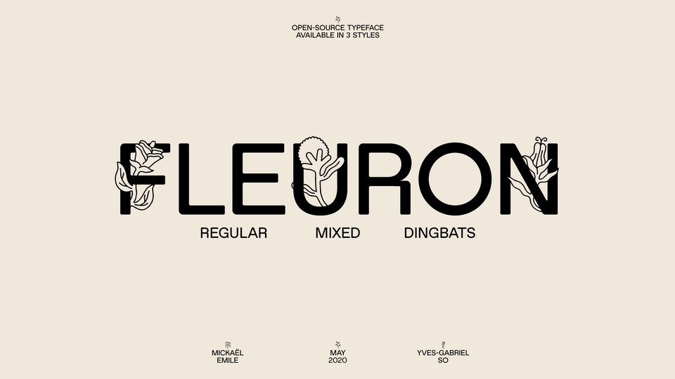 

Fleuron: A Unique Font Family with a Whimsical Twist