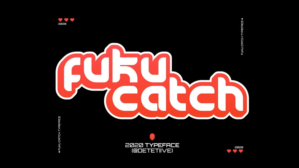 Fuku Catch: A Futuristic Geometric Font for Bold Logos and Dynamic Posters