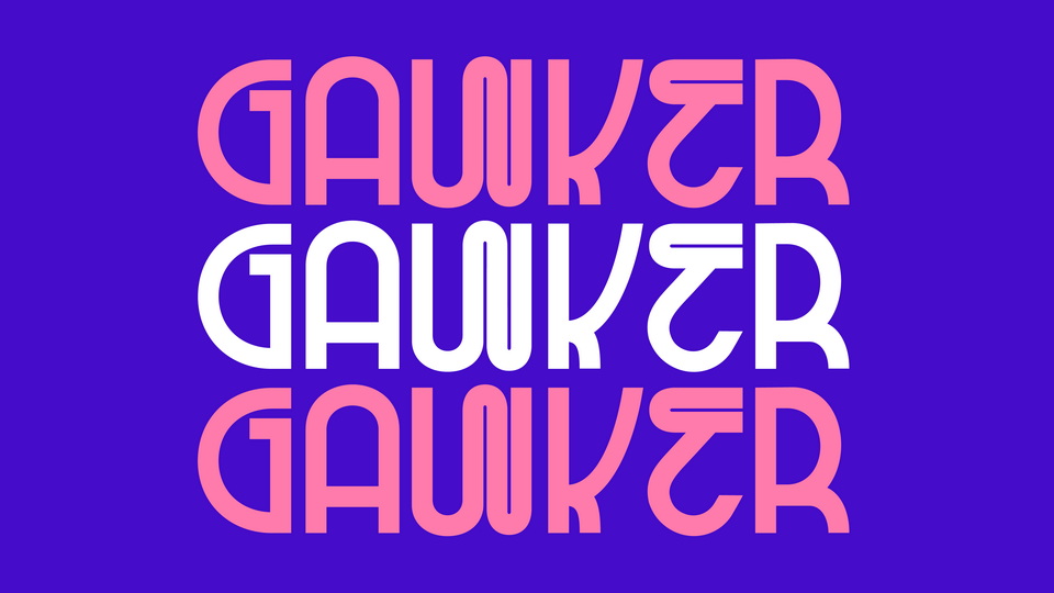 Gawker: Eye-Catching Typeface for Modern and Edgy Design Projects