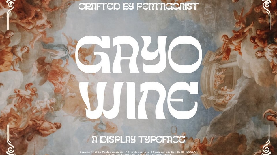 

Gayo Wine: Elegant and Sophisticated Display Typeface