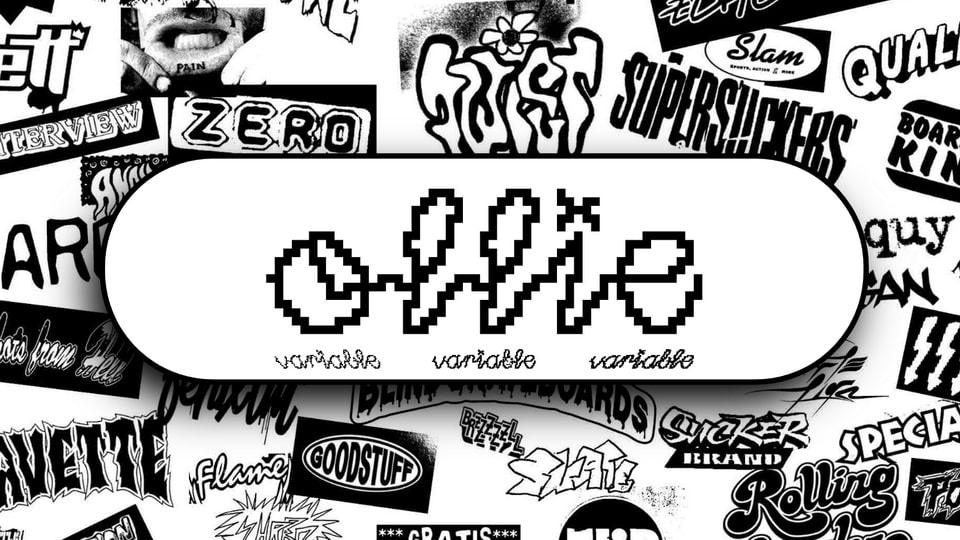 

GO Ollie: A Bold and Creative Typeface that Embodies the Essence of Skateboarding