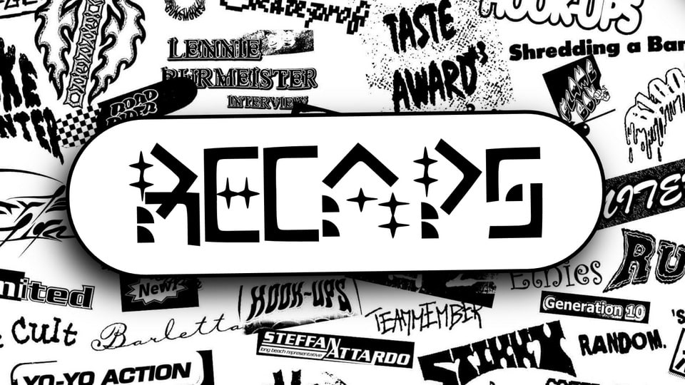 

Griptype: A Funky and Weird Typeface Paying Homage to Skate Culture