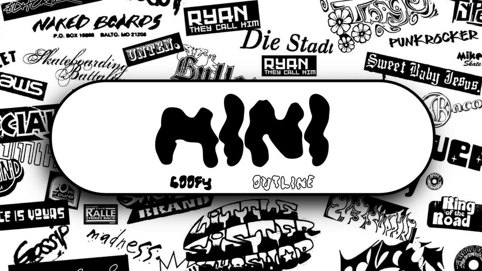 

Griptype: A Unique and Quirky Typeface Inspired by Skate Culture