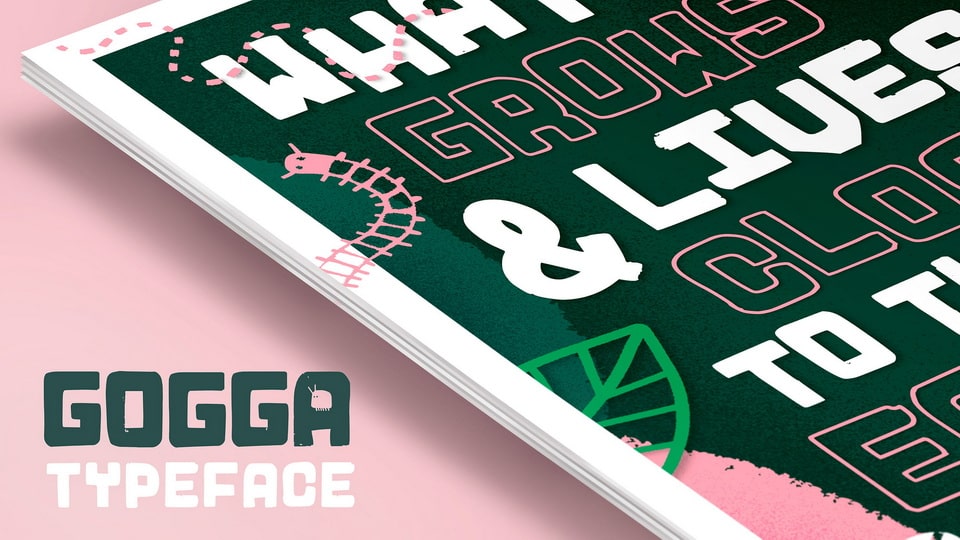 

Gogga: A Unique and Visually Striking Font for Gogga Farms