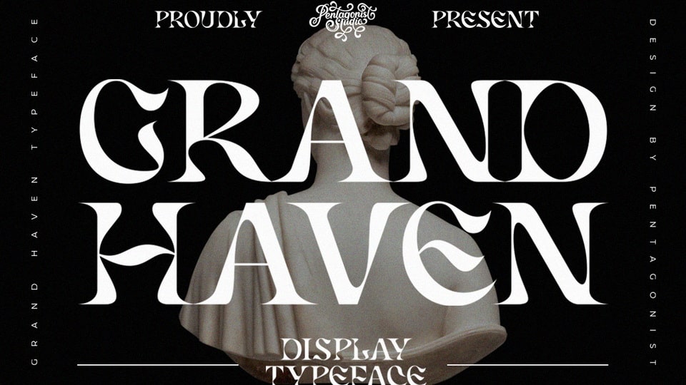 Grand Haven: A Classic Vintage Font for Timeless and Sophisticated Designs