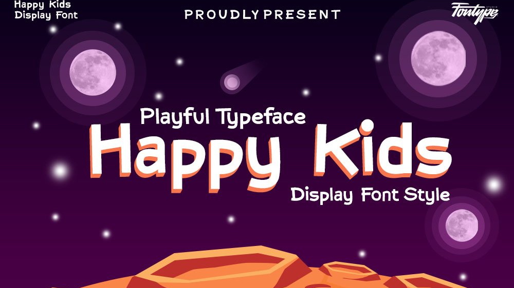 Happy Kids: Perfect Font for Playful and Fun Designs
