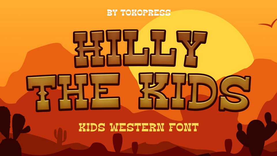  Hilly Kids: A Western Font with a Playful Edge for Kids