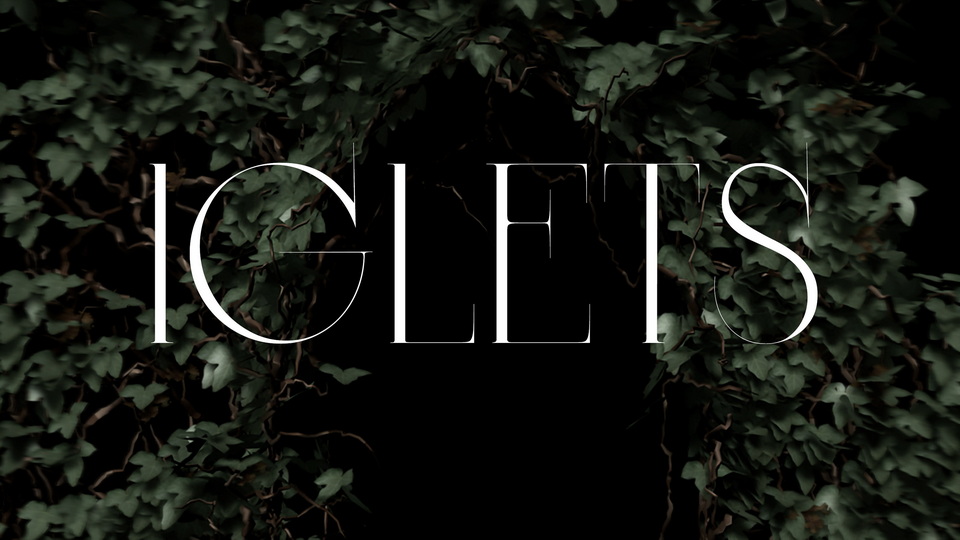 Iglets: A Display Serif Typeface Inspired by Medieval Inscriptions