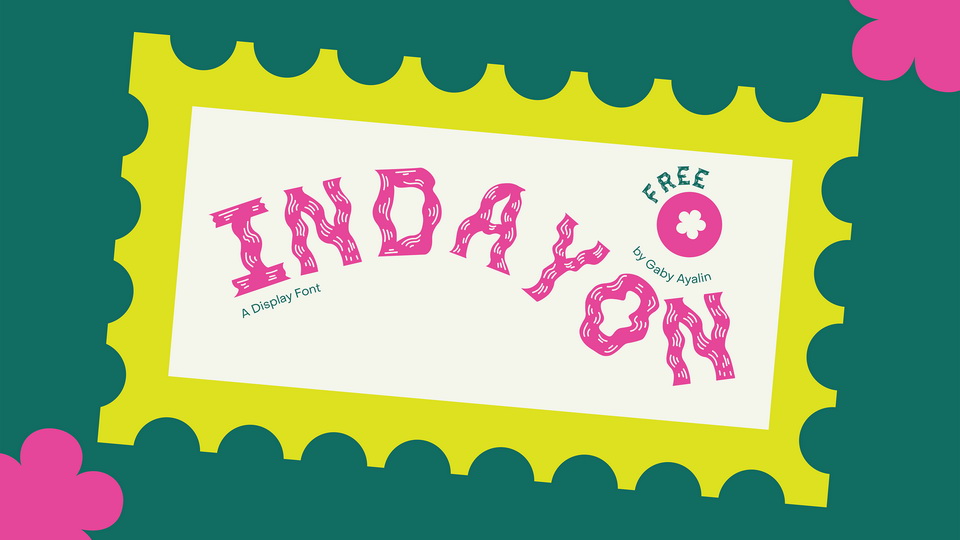 

Indayon: A Display Font that Celebrates the Movement of Life