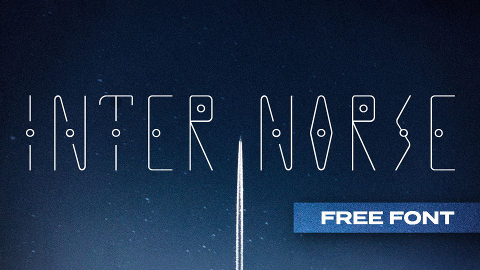 

Inter Norse: A Futuristic Display Typeface with a Bold Edge