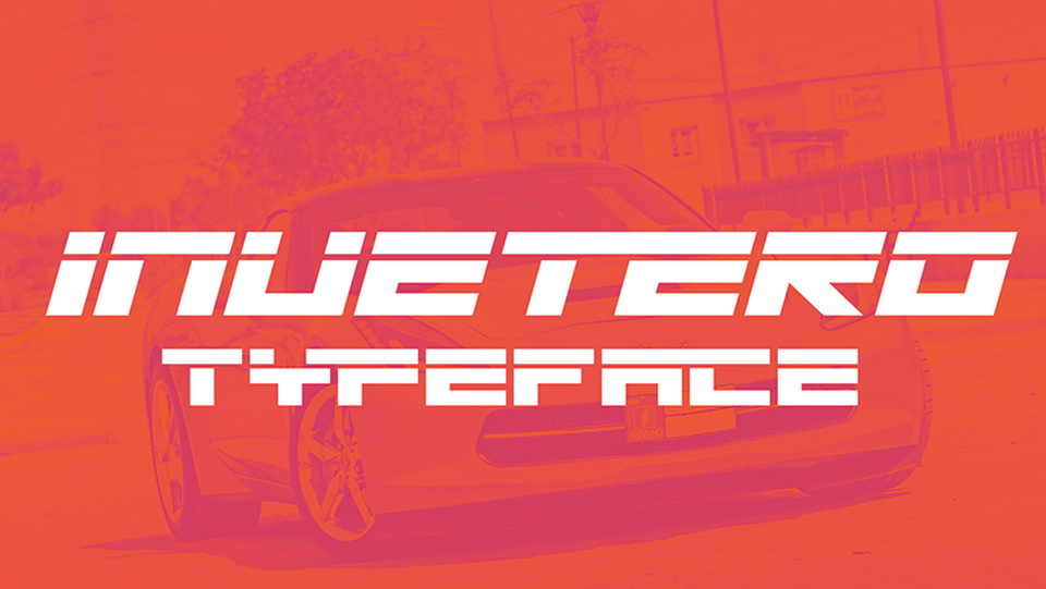 
Invetero: A Futuristic Display Typeface Based on an In-Game Brand from GTA IV & V