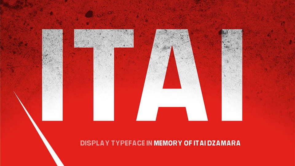 Itai: A Poignant Typeface Commemorating the Life of Itai Dzamara