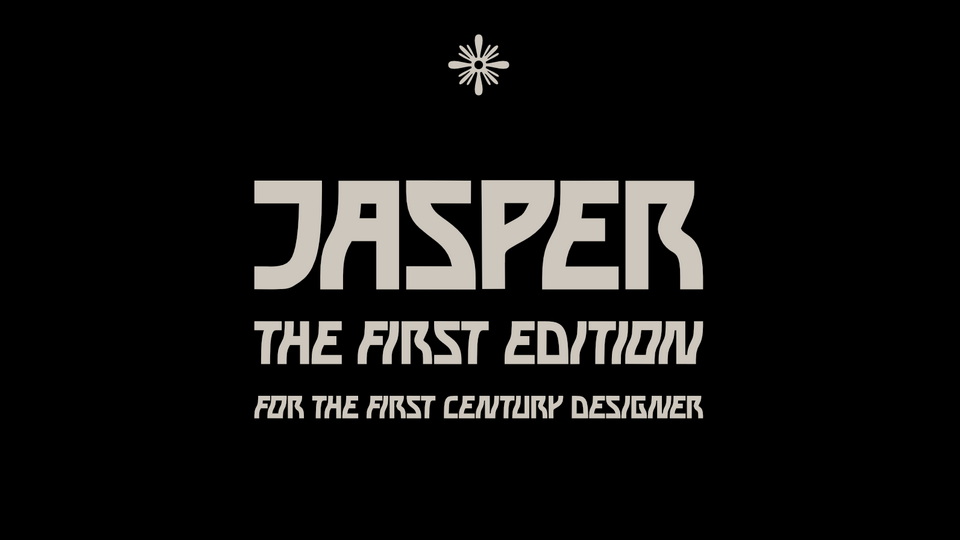 

Jasper: A Contemporary Display Typeface