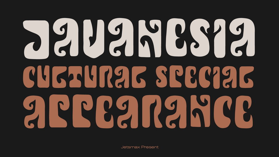 

Javanesia: A One-of-a-Kind Font Inspired by the Distinctive Culture of Java in Indonesia