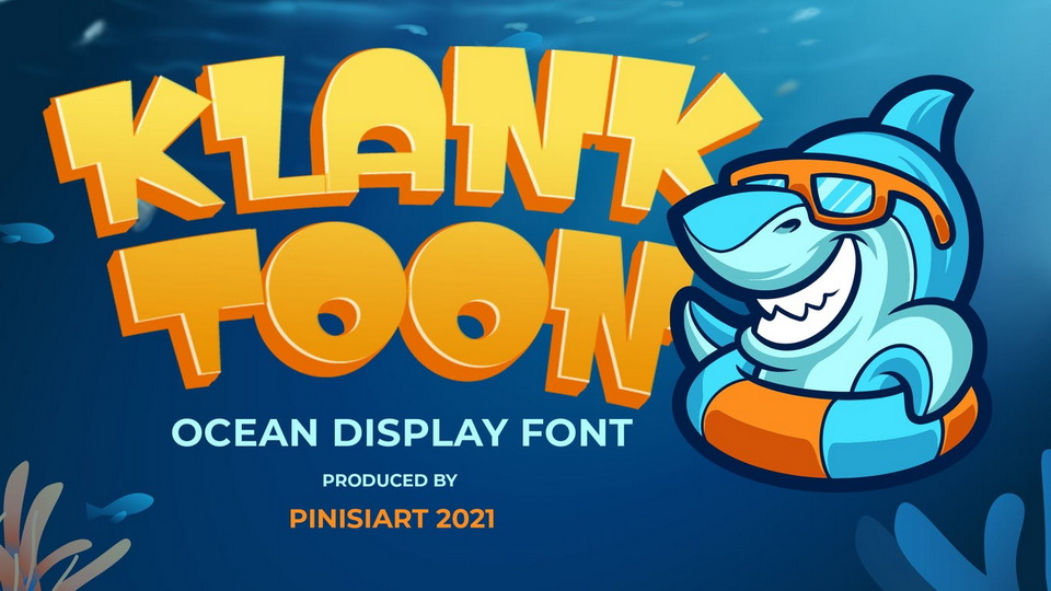 KLANKTOON Font: From Frightening to Friendly Encounters in the Ocean