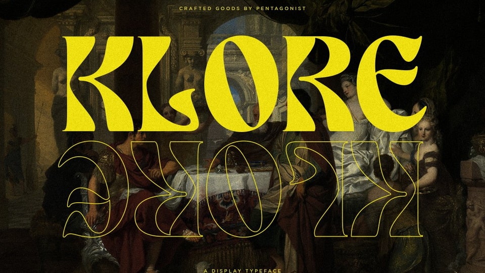 

Klore: A Retro-Inspired Display Typeface