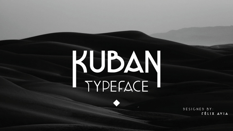

Kuban Pro: An Extraordinary Geometric Display Typeface with Four Distinct Styles