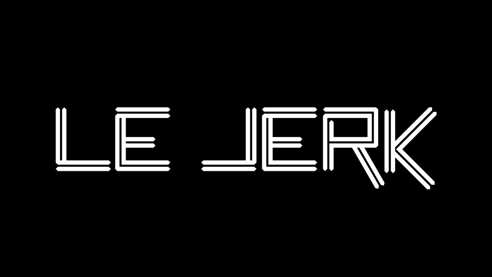 Le Jerk: A Bold and Striking Geometric Typeface