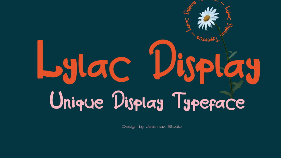 

Let Your Designs Bloom with Lylac: An Innovative Typeface Inspired by a Blooming Flower