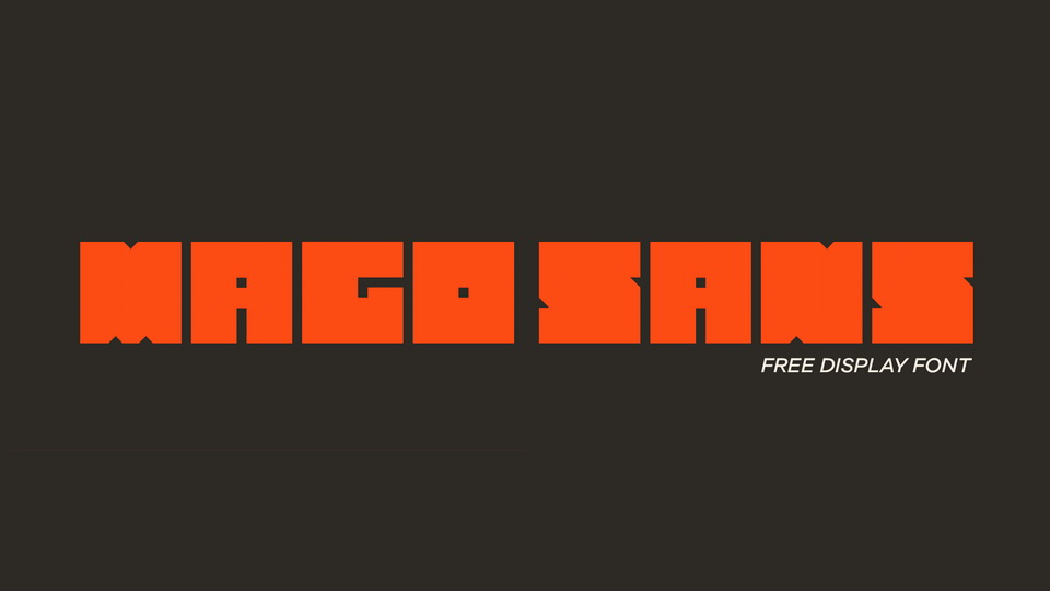 

Mago Sans: A Bold and Vibrant Typeface with a Unique Geometric and Angular Look