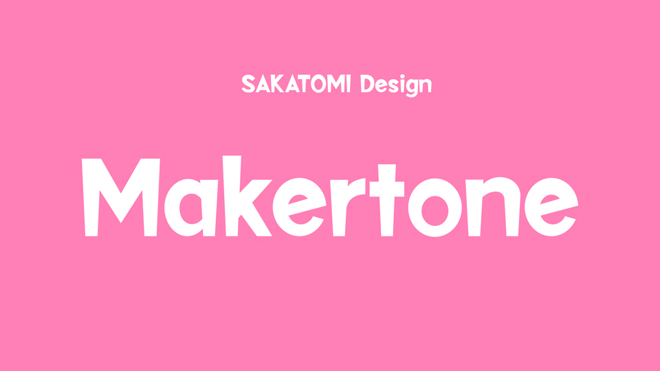 title of this article could be: Makertone Font Brings Playful Vibe to Casual Projects