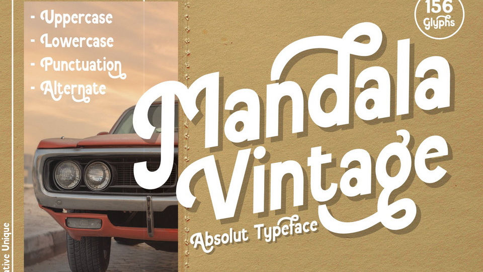 Mandala Vintage: An Authentic and Versatile Font for Decorative Design