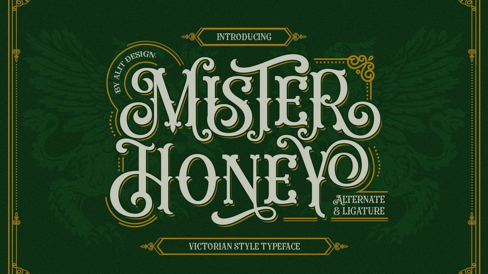Mister Honey: A Typeface Inspired by Victorian and Western Styles