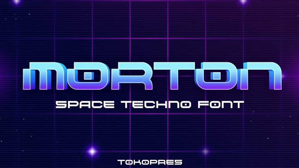 

MORTON Font - Explore the Vastness of Space