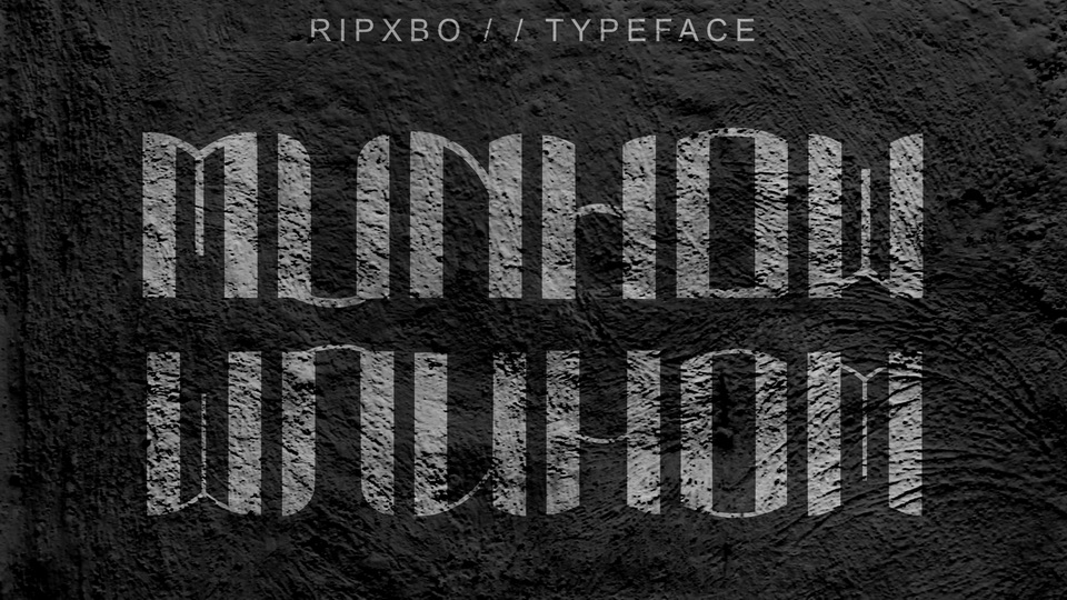 Munhow: A Unique and Versatile Display Typeface for Bold and Modern Designs