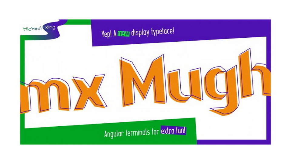 

MX Mugh: The Perfect Typeface for Festive Designs