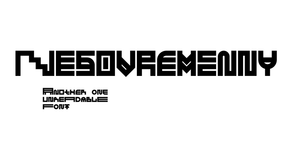 Nesovremenny: A Font for Fascinating Text Patterns with Numerous Alternates