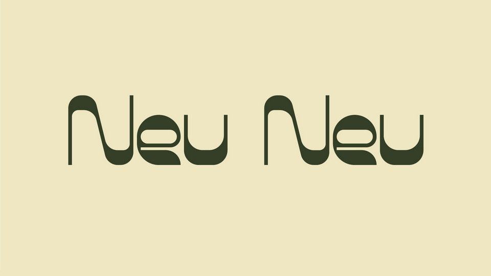 

Neu Neu: An Innovative Typeface Drawing Inspiration from the New Wave Era of Graphic Design