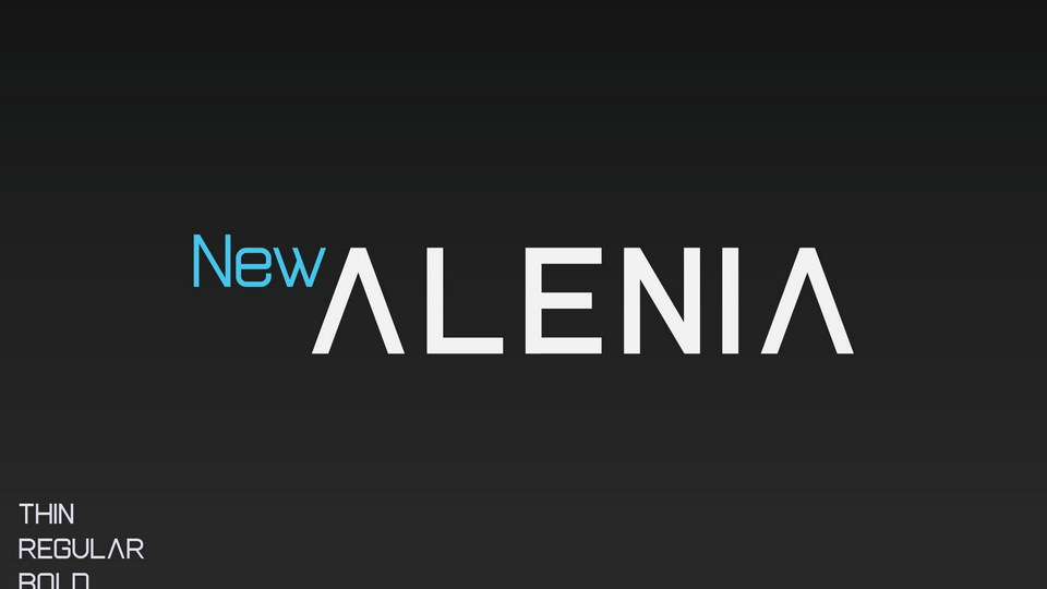  New Alenia: A Sleek and Contemporary Sans Serif Font for Endless Design Possibilities