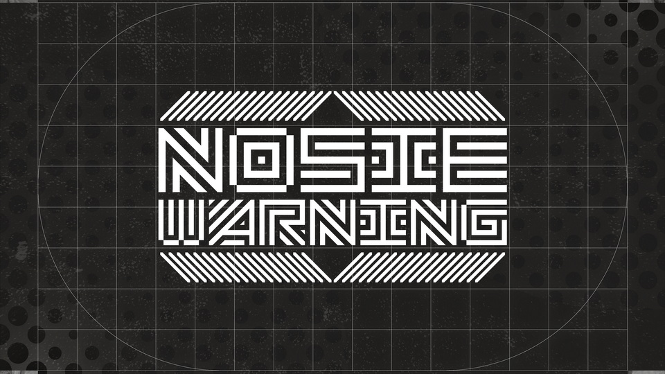 

Noise Warning - Modern Tech-Inspired Display Typeface