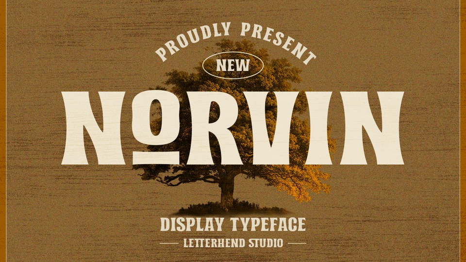 

Introducing Norvin: A Bold and Strong Sans Serif Font with a Vintage Aesthetic