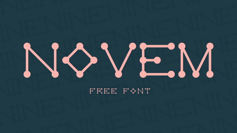

Novem: A Decorative Typeface Perfect for Eye-Catching Designs