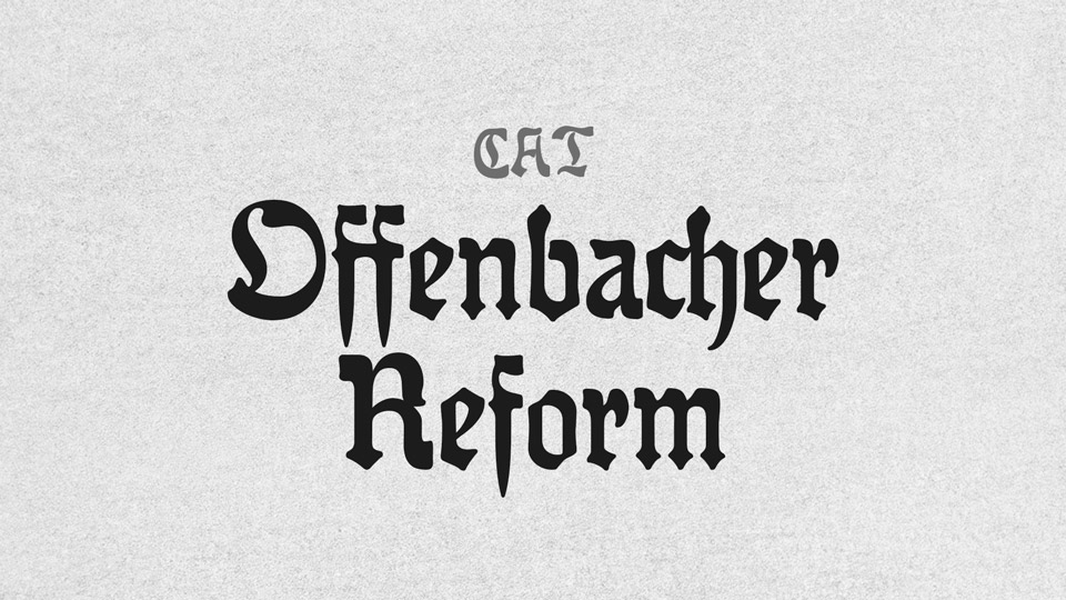 

Offenbacher Reform: A Timeless Classic