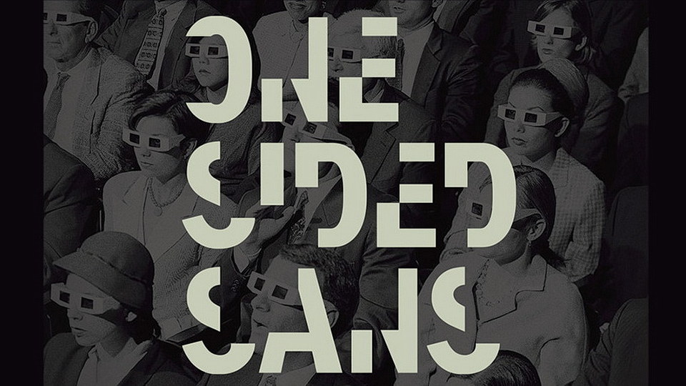 

New Typeface 'One-Sided Sans' Helps Tackle Media Bias and Encourages Reflection