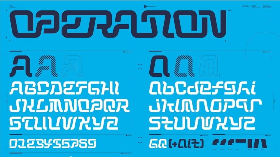 

Operation: A Cutting-Edge Display Typeface