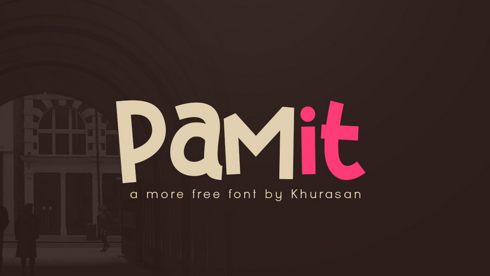 

Pamit: An Amusing and Charming Display Font