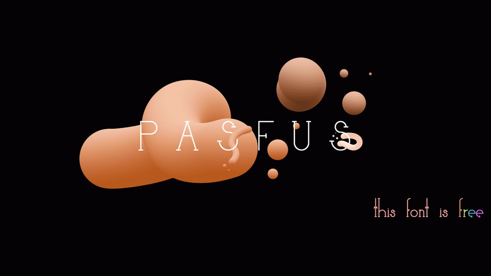 

Pasfus: A Truly Stunning Geometric Serif Typeface