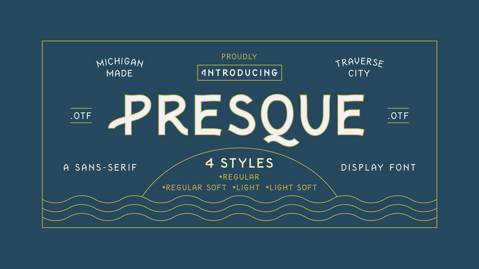 

Presque: A Beautiful and Timeless Font with Unique Design Elements