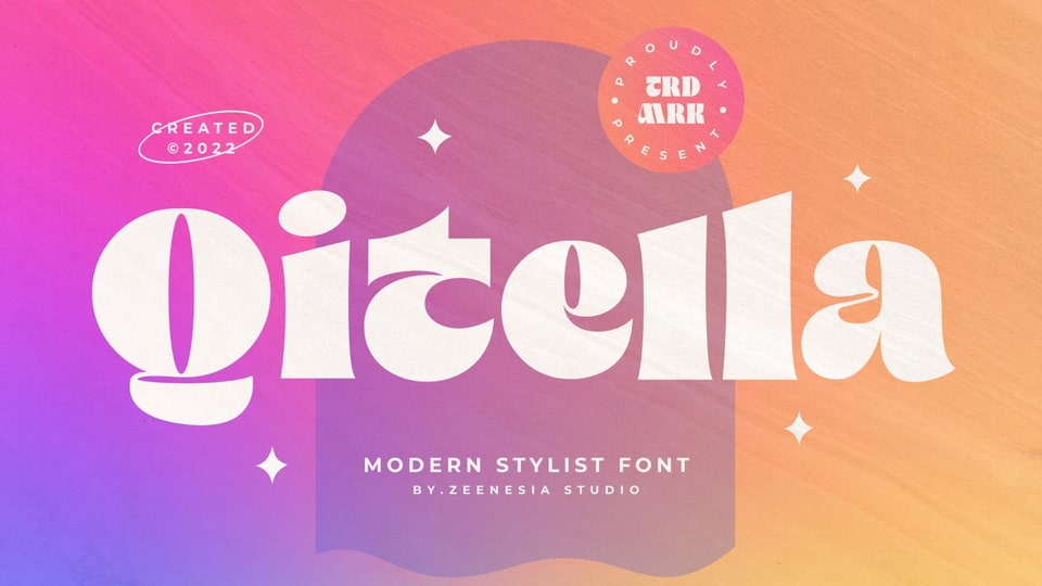 Qitella: Serif Font with Confident and Bold Design for Any Project