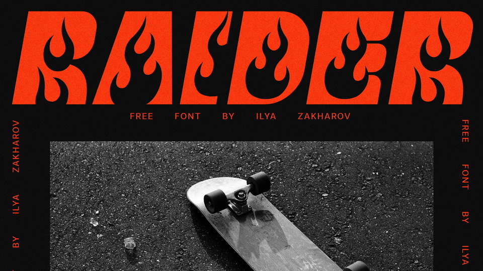 

Raider: A Bold and Eye-Catching Typeface Inspired by Fiery Flames