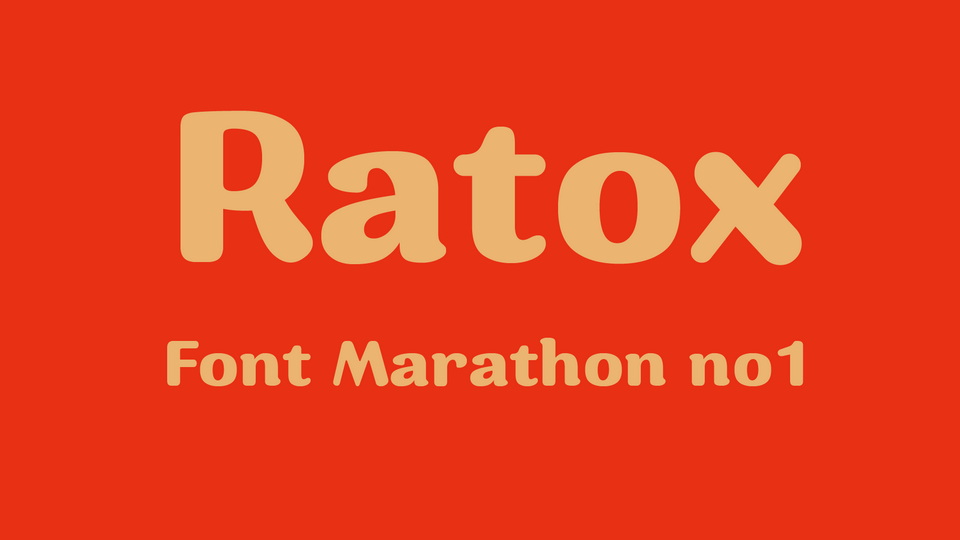 

Ratox: A Bold, Versatile Typeface with a Strong, Confident, and Dynamic Appearance