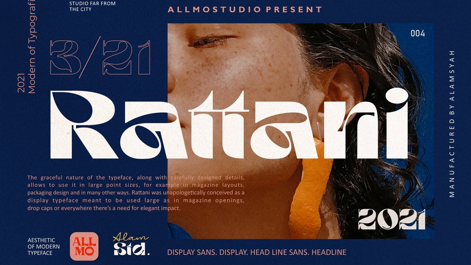 Rattani: A Striking and Commanding Display Font for Print and Graphic Design