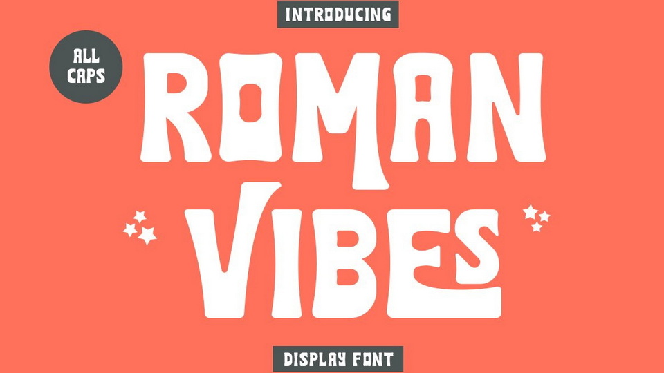Roman Vibes: A Display Font with Vintage Charm and Versatility