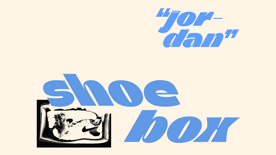 Shoebox: A Playful Display Font Inspired by Mac Miller's Nikes on My Feet and Off-White Style with Sneaker Elements