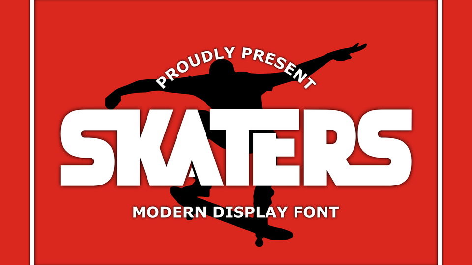 Skaters: Uncomplicated Typeface for Adding Casual Flair to Your Design Projects