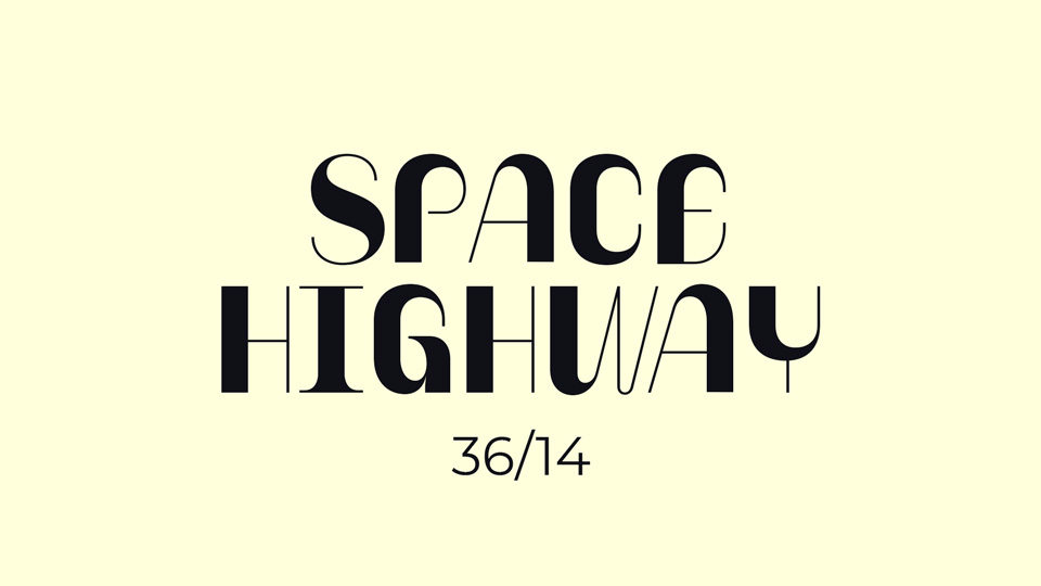 

Space Highway: A Unique Display Typeface Inspired by Classic Science Fiction